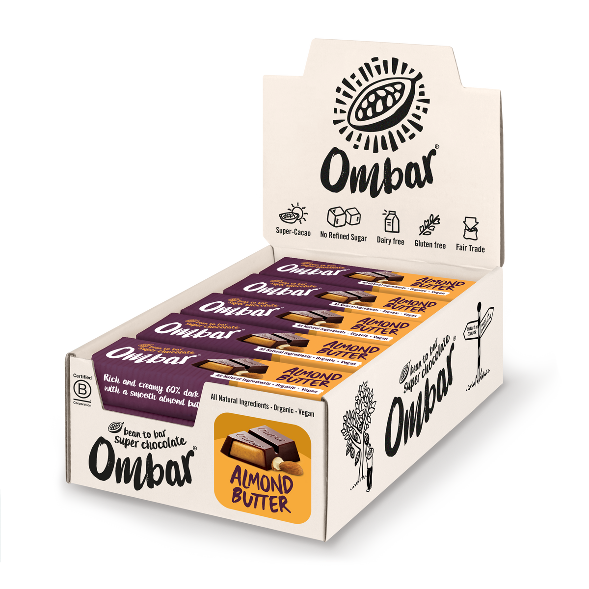 Ombar | Organic Vegan Chocolate | Healthier, Ethical, Sustainable
